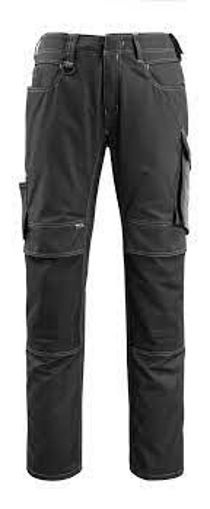 Picture of Mascot Unique Trousers With Kneepad Pockets Cordura Anthracite/Black