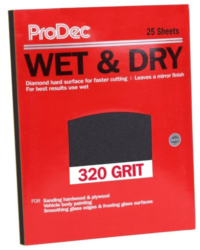 Picture of ProDec Wet & Dry Sandpaper P320 Fine
