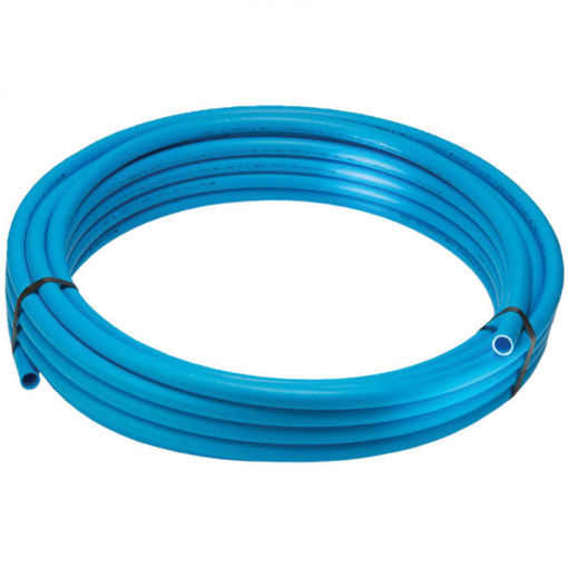 Picture of Polypipe 25mm x 25m Blue MDPE Pipe Coil